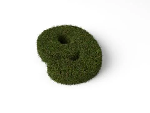 Grass number nine Stock Illustration
