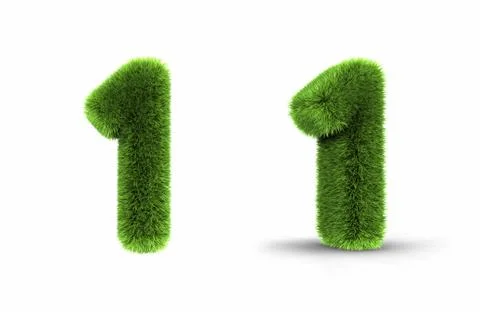 Grass number one Stock Illustration