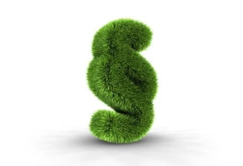 Grass paragraph sign Stock Illustration