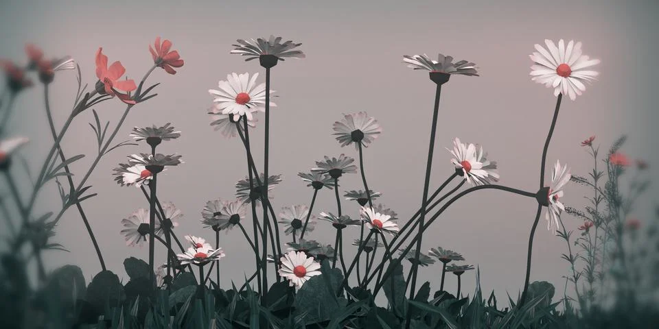 Grass patch isolated on white background Stock Illustration