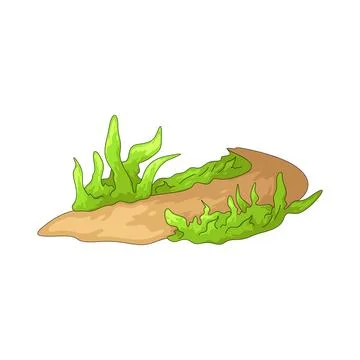 Grass path illustration 스톡 일러스트