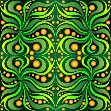 Grass pattern, lawn nature illustration. Stock Illustration