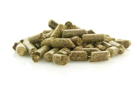 Grass pellets Stock Photos