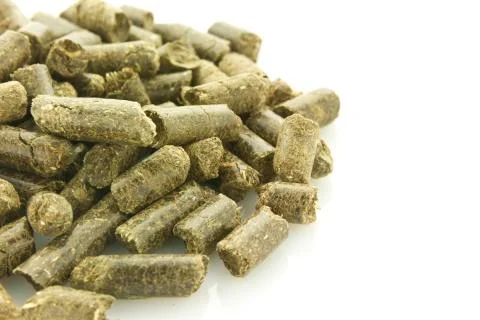 Grass pellets Stock Photos