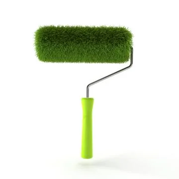 Grass roller Stock Illustration