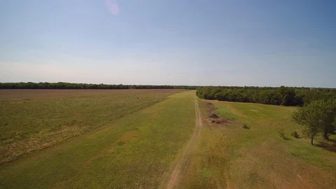 Grass Runway Stock Footage 91663035