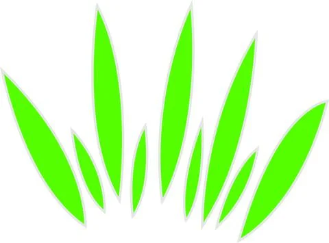 Grass Sample Stock Illustration
