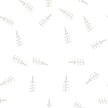 Grass scissors glyph icon vector black illustration Stockillustratie