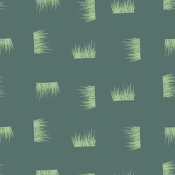 Grass seamless pattern. Background of lawn. 스톡 일러스트