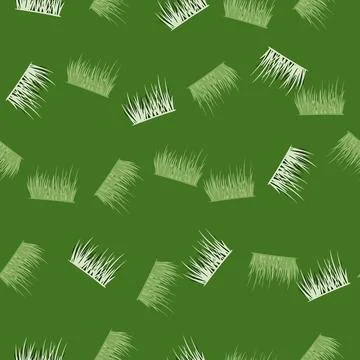 Grass seamless pattern. Background of lawn. 스톡 일러스트