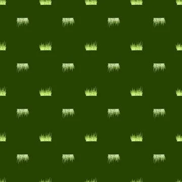 Grass seamless pattern. Background of lawn. Illustrazione stock