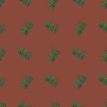 Grass seamless pattern. Background of lawn. Illustrazione stock