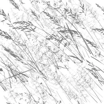 Grass seamless pattern. Natural pattern. Vector illustration. Texture, print  Stock Illustration