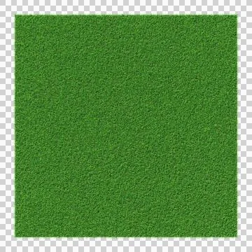 Grass shape - design element isolated - 3d rendering Stock Illustration