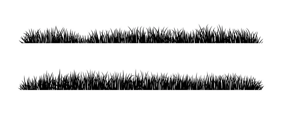 Grass Silhouette Stock Illustration