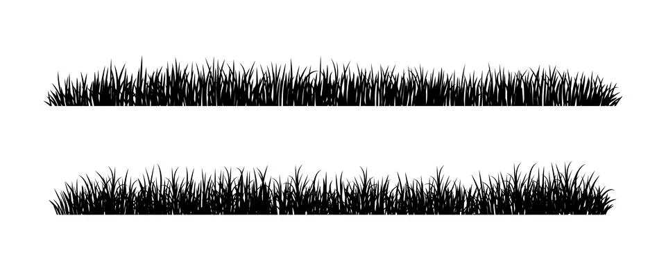 Grass Silhouette Stock Illustration