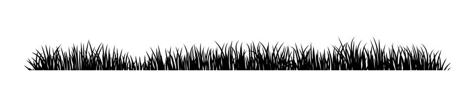 Grass Silhouette 스톡 일러스트