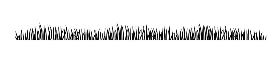 Grass Silhouette Stock Illustration