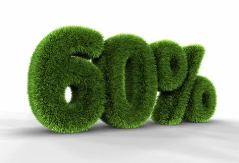 Grass sixty percent Stock Illustration