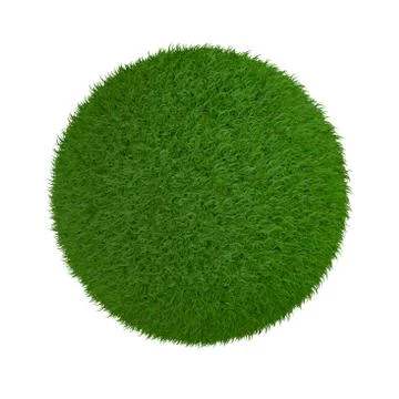 Grass sphere Stock Illustration