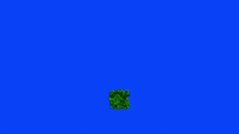 Grass texture dot symbol animation with blue screen. Stock Footage 336632235