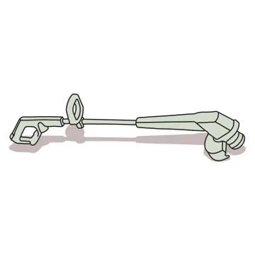 Grass trimmer Stock Illustration