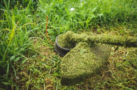 Grass trimmer Stock Photos