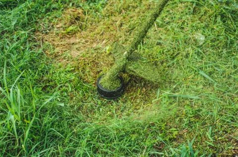 Grass trimmer Stock Photos
