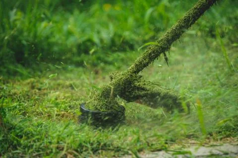 Grass trimmer Stock Photos