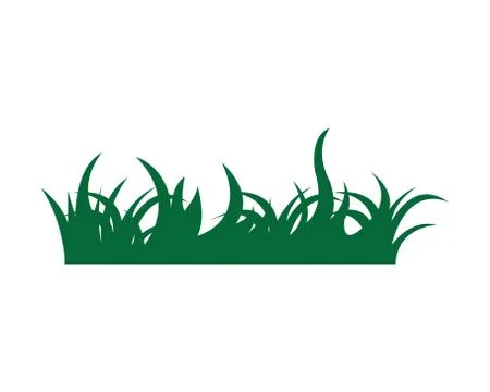 Grass vector illustration template Illustrazione stock