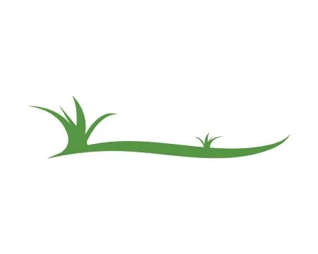 Grass vector illustration template Illustrazione stock