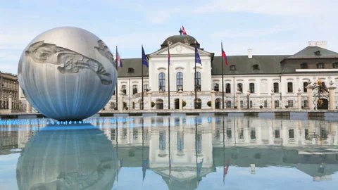 The Grassalkovich Palace Stock Footage 92731549