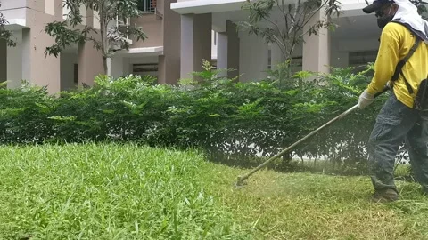 Grasscutting 6 HD Stockbeeldmateriaal 135853431