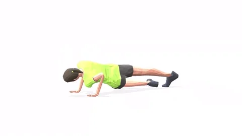 Grasshoper PushUps yellow Stock Footage 146958976