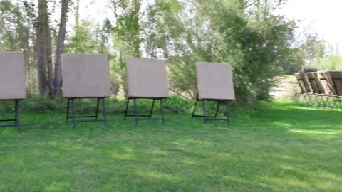 Grassland - Archery Range Stock Footage 333322632