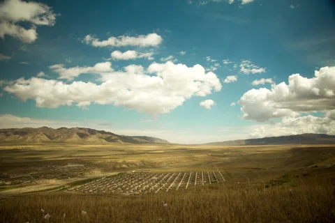 Grassland valley Stock Footage 56237013