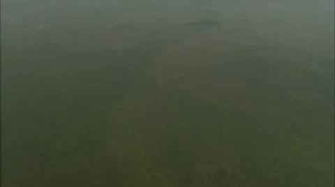 Grasslands Plain Prairie Helicopter Stock Footage 38163974
