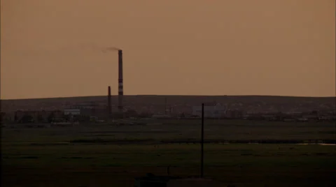 Grasslands Plain Prairie Sunset Stock Footage 38085687