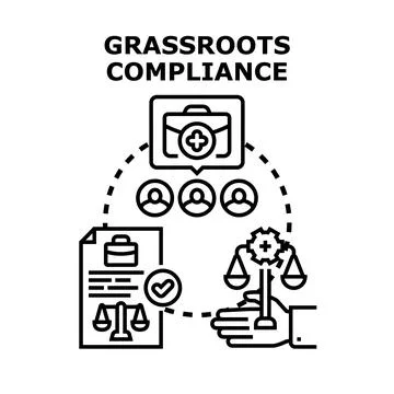 Grassroots compliance concept vector illustration Stock Illustration