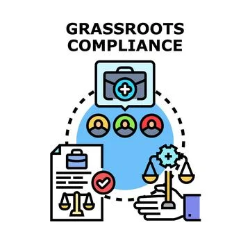 Grassroots compliance concept vector illustration Stock Illustration