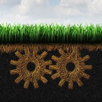 Grassroots Concept 库存插图