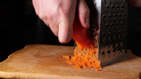 Grate carrots 2 Stock Footage 148241311