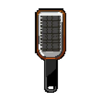 Grate grater cooking pixel art vector illustration Illustration