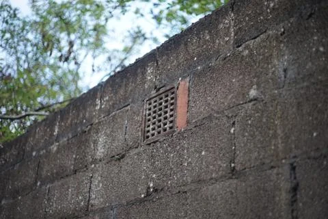 Grate in wall Stock Photos