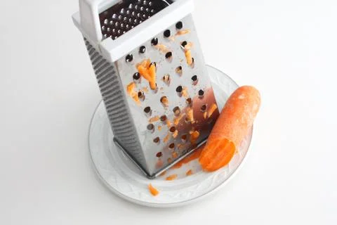 Grated carrot Stock Photos