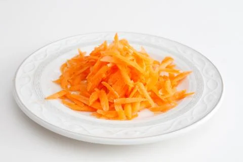Grated carrot Stock Photos