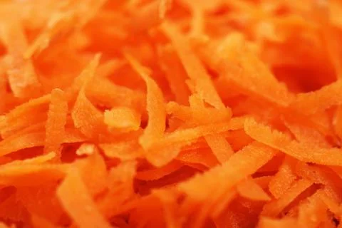 Grated carrot Foto stock