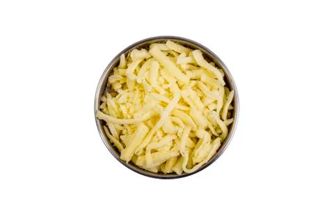Grated Cheddar Cheese Stock Photos