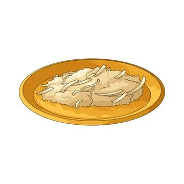 Grated cheese illustration 스톡 일러스트