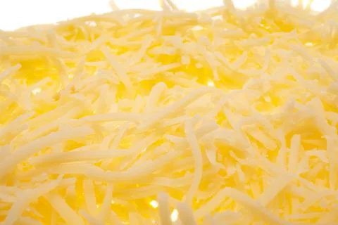 Grated cheese isolated Stock Photos